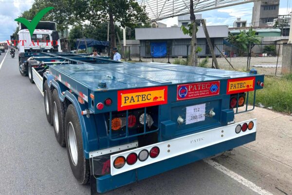 Rơ mooc xương patec 3 trục 40feet Rơ mooc xương patec 3 trục 40feet